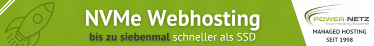 Power Netz NVMe Webhosting